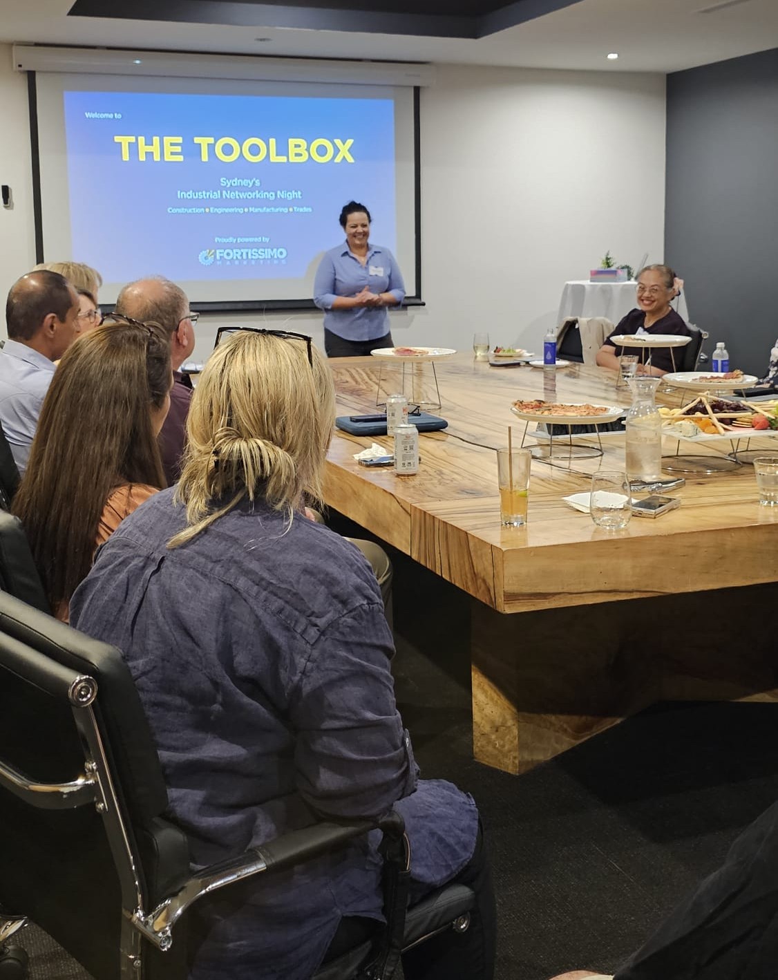 People at a Toolbox event