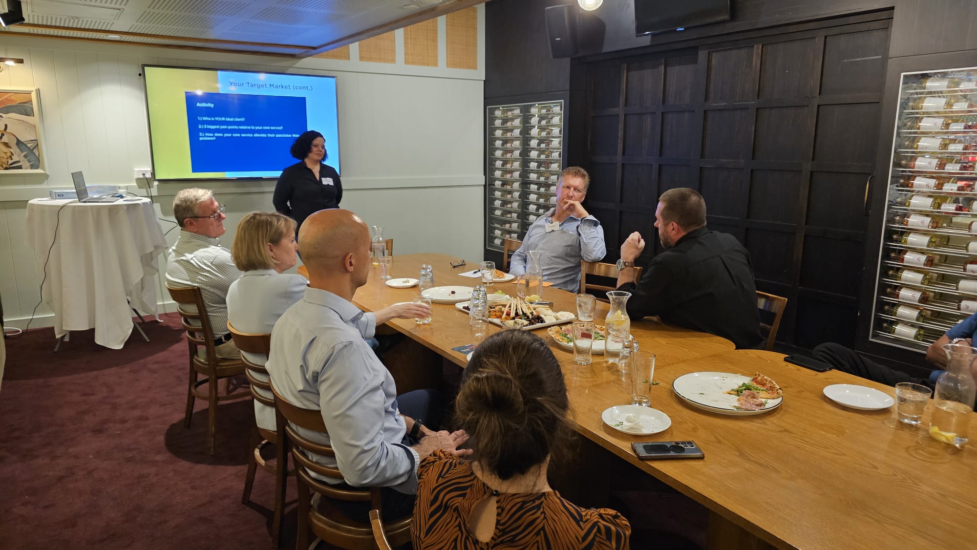 People attending a Toolbox event